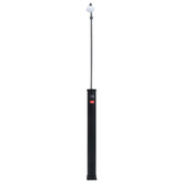 vidaXL Ogrodowy prysznic solarny, czarny, 215 cm, 8 L
