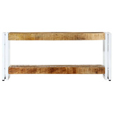 vidaXL Szafka pod TV, 90x30x40 cm, lite drewno mango