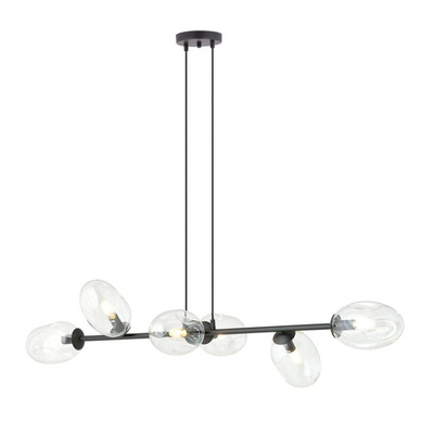 Lampa wisząca PANDORA 6 BL TRANSPARENT