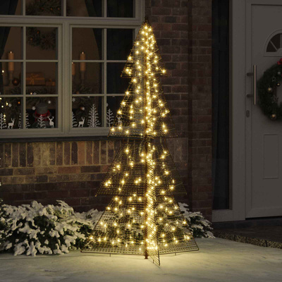 Choinka z 240 diodami LED Ciepła biel 180 cm PET