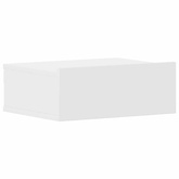 Wiszące szafki nocne, 2 szt., białe, 40x30x15 cm