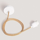 Lampa Wisząca Boho z Rattanu ?50cm Abruzzo Amore M 50cm IP20