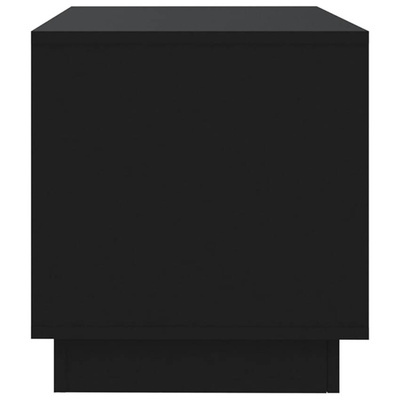 vidaXL Szafka pod TV, czarna, 102x41x44 cm, materiał drewnopochodny