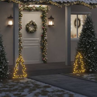 vidaXL Świąteczna choinka na szpikulcach, 80 LED, 60 cm