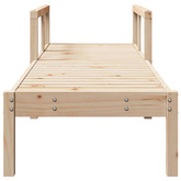 vidaXL Leżak, 199,5x62x55 cm, drewno sosnowe