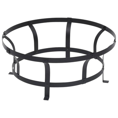 vidaXL Palenisko ogrodowe z kratką, stal nierdzewna, 76 cm