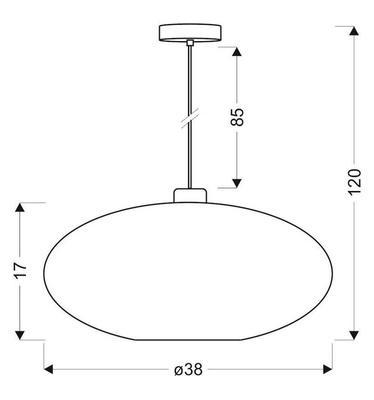 Lampa wisząca Cristy metalowa pojedyncza fioletowa do salonu E27