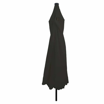 Parasolka ogrodowa Czarny 395 x 395 x 245 cm Poliester