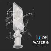 50W Lampa uliczna LED z czujnikiem i regulowanym uchwytem / Chip SAMSUNG / Barwa:4000K / Obudowa: Szara