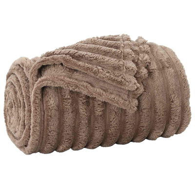 Koce narzutowe 6 pcs Camel 150 x 130 cm Polar