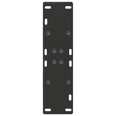 Nogi do stołu jadalnego w kształcie litery A 2 szt. Czarne 60x(72-73) cm Stal
