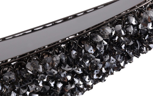 Designerska Lampa Wisząca czarna Swarovski Adani AD218