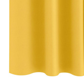 Firany blackout z kółkami 2 pcs Musztardowy Żółty 140 x 140 cm