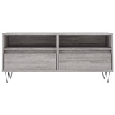 vidaXL Szafka pod TV, szary dąb sonoma, 100x34,5x44,5 cm model standard