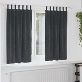 Zasłony zaciemniające 2 pcs Jasnoszary 140 x 175 cm Aksamit