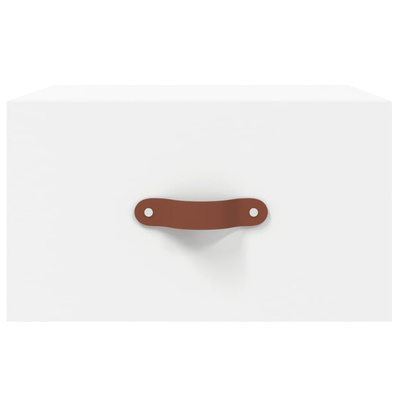 vidaXL Wisząca szafka nocna, biała, 35x35x20 cm model standard