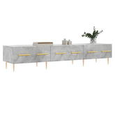 Szafka pod TV, szarość betonu, 150x36x30 cm vidaXL