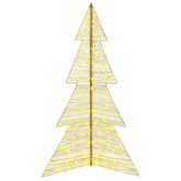 Choinka z 240 diodami LED Ciepła biel 180 cm PET