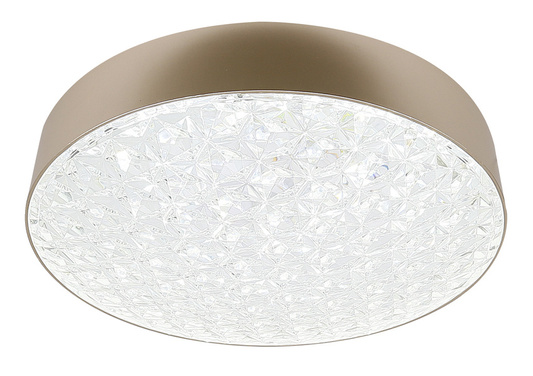 Luxis lampa sufitowa plafon złoty perłowy 24W LED 4000K 38 cm.