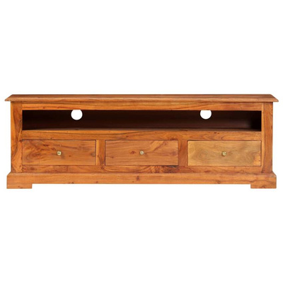 vidaXL Szafka pod TV, 120x30x40 cm, lite drewno akacjowe