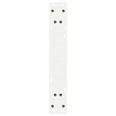 Nogi do stołu jadalnego 2 szt. Białe 60x(72-73,3) cm Stal