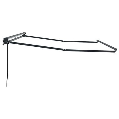 Rama markizy Z regulacją Antracyt 3,5 x 2,5 m Stal