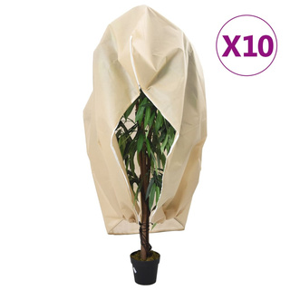 Kaptury ochronne z suwakiem, 10 szt., 70 g/m?, 3,93x3 m