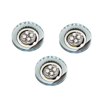 Oprawa stropowa okrągła szklana 50W + biały LED 2,1W SS-23 Candellux 99-54777