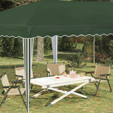 Namiot imprezowy rozkładany 575 x 290 x 245 cm zielony