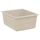 Zlew 80% Kwarc i 20% Żywica 370 x 460 mm Beżowy