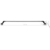 Lampa LED do akwarium, z zaciskami, 115-130 cm, niebiesko-biała