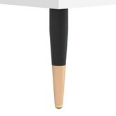 Szafka pod TV, biała, 100x35x55 cm, materiał drewnopochodny vidaXL