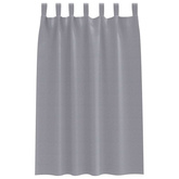 Firany blackout z kółkami 2 pcs Jasnoszary 175 x 140 cm