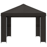 Altana 4 × 3 m antracytowy Poliester i Stal 190 gsm