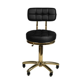 Taboret kosmetyczny Gold AM-961 czarny 131989