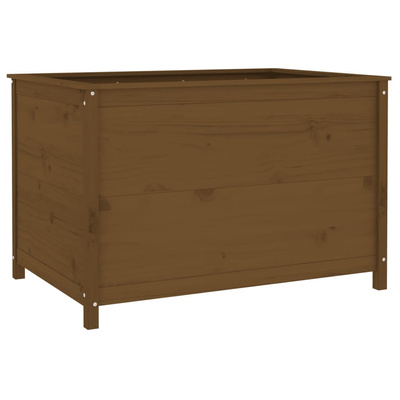 vidaXL Podwyższona donica ogrodowa, miodowy brąz 119,5x82,5x78cm sosna