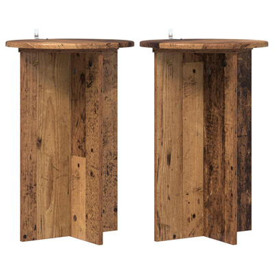 Stojak na rośliny 2 pcs Stare drewno ?40 x 60 cm