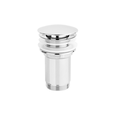 Korek click-clack, mosiężny, uniwersalny, duży grzybek chrom SC-B1-028-G Invena