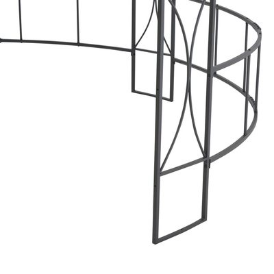 vidaXL Altana, 300 x 290 cm, biała, okrągła