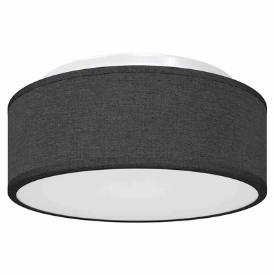 Lampa Sufitowa Z reflektorami Czarny 30 x 30 x 13,5 cm tkanina