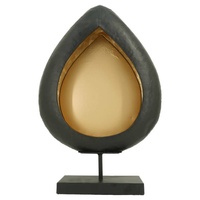 Lesli Living Świecznik w formie kropli na stojaku, 23x11x41 cm
