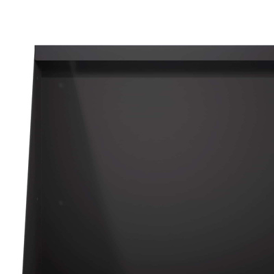 Mur oporowy 4 szt. 80 x 12 x 30 cm Stal Czarny