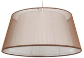 Lampa wisząca z abażurem Charlie brązowa nowoczesna do salonu