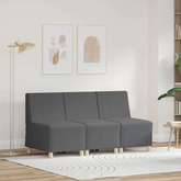 Modułowa sofa bez podłokietników 3 szt. Ciemnoszary