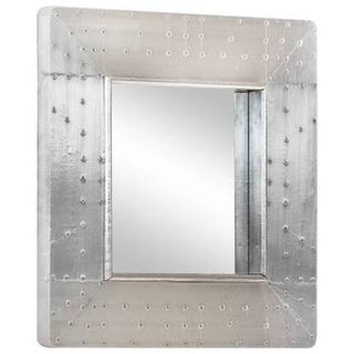 vidaXL Lustro ścienne w stylu Aviator, 50x50 cm, metalowe