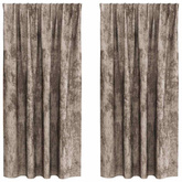 Zasłony z weluru 2 pcs Cappuccino 175 x 140 cm Aksamit
