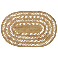 Dywany pokojowe naturalny 122 x 183 cm Juta