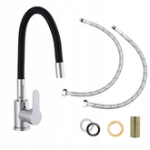Bateria flexi czarna chrom FLOW FLEX