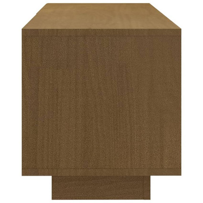 vidaXL Szafka pod TV, miodowy brąz, 110x30x33,5 cm, drewno sosnowe