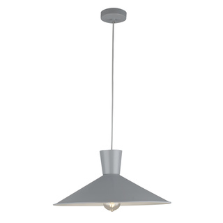 Lampa wisząca szara metal Elista Ledea 50101246